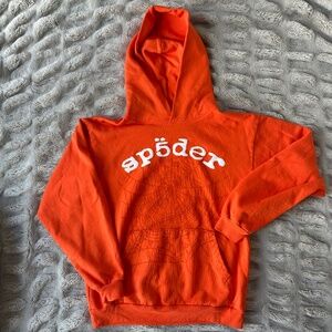 Unisex Sp5der Legacy Hoodie — Orange